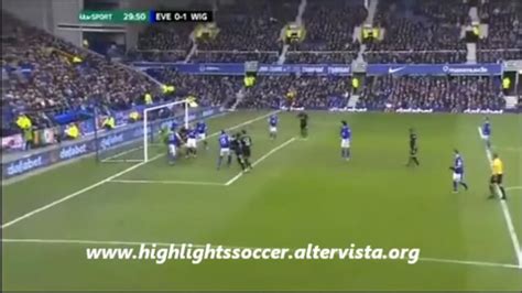 Everton Wigan 0 3 Highlights All Goals Video Dailymotion