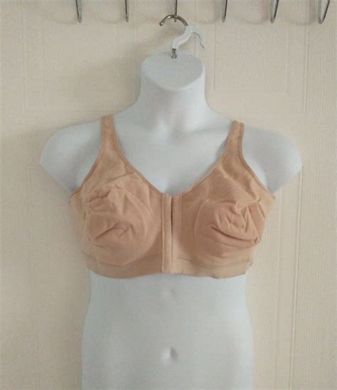 New Playtex 18 Hour Cotton Comfort Front And Back Closure Nude 42d Style 400c Ebay