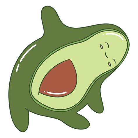 Stretchy Avocado Png And Svg Design For T Shirts