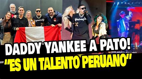 DADDY YANKEE SE EMOCIONA CON PATO QUIÑONES Y RECONOCE SU TALENTO EN 2DO