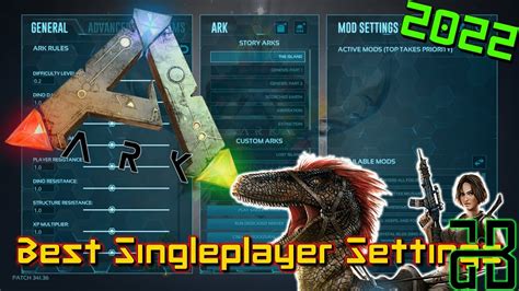 The Best Singleplayer Settings In Ark Survival Evolved Youtube