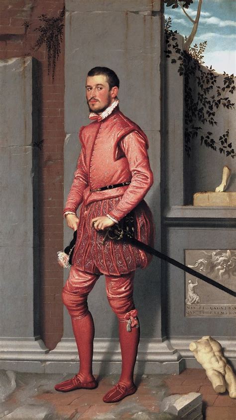 Gianbattista Moroni Il Cavaliere In Rosa Ritratto Di Gian Giacomo