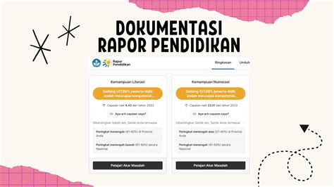 Aksi Nyata Rapor Pendidikan Sebagai Sumber Data Perencanaan Pdf