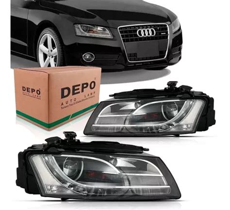 Par Farol Audi A5 2009 2010 2011 09 10 11 Elétrico Led