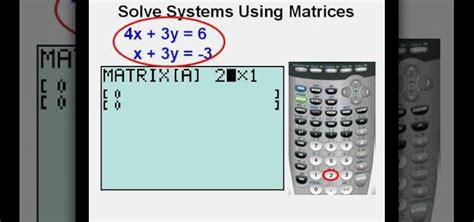 How To Use A Graphing Calculator To Solve A System Of Equations