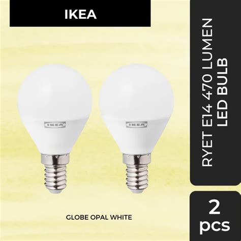 Ryet Led Bulb E14 470 Lumen Globe Opal White Lazada Ph