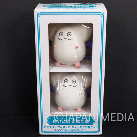 dragon quest sofubi monster snowy sanguini figure set japan warrior