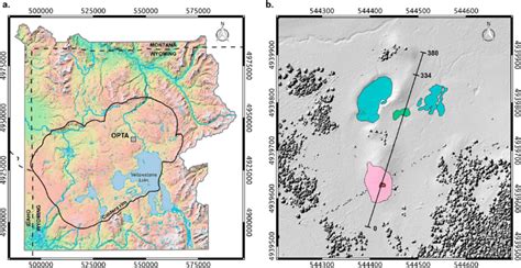 A Shaded Relief Topographic Map Of Yellowstone National Park Showing