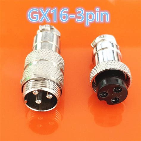 1set Gx16 Butting Docking Male And Female 16mm Circular Aviation Socket Plug 2345678910