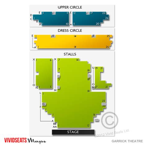 Garrick Theatre Seating Chart | Vivid Seats