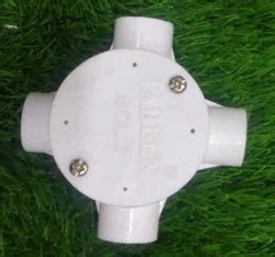 Round 4 Way PVC Electric Junction Box IP33 2 Inch At Rs 280 Piece In