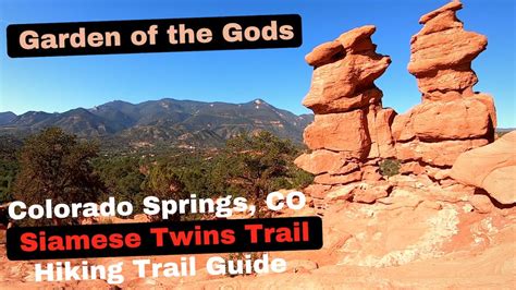 Garden Of The Gods Siamese Twins Trail Guide Colorado Springs Co