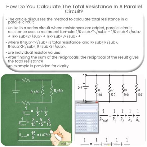 How do you calculate the total resistance in a parallel circuit?