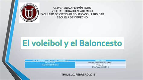 Fundamentos Tecnicos Del Voleibol Y Baloncesto PPT