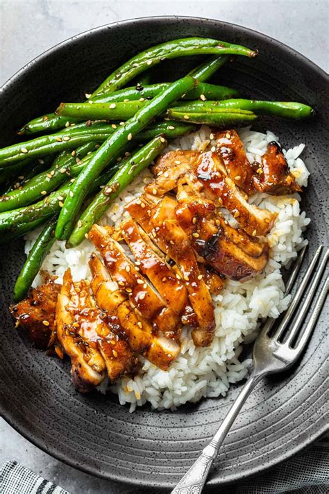 Chicken Teriyaki Bowls Simply Whisked