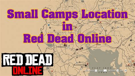 Small Camps Location In Red Dead Online Youtube