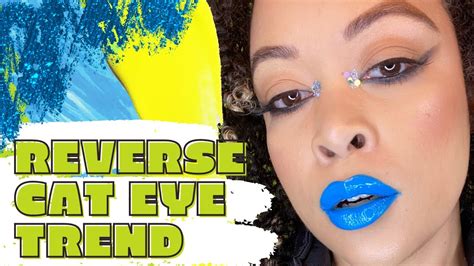 Reverse Cat Eyeliner Trend Milz The Unicorn Youtube