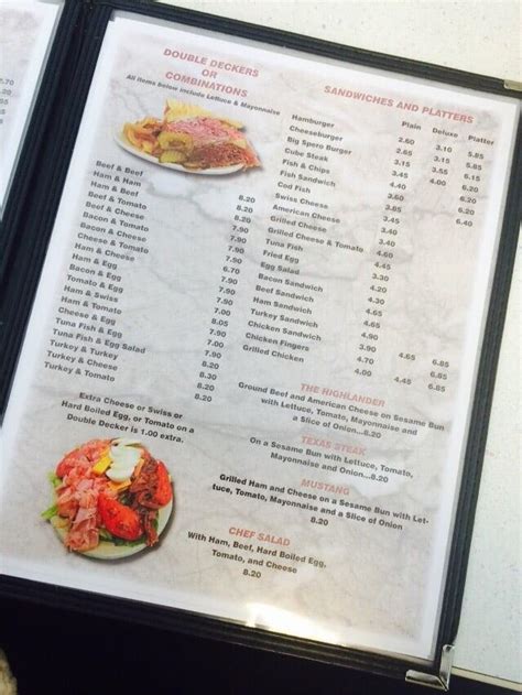 Menu at J & J Restaurant, Cincinnati