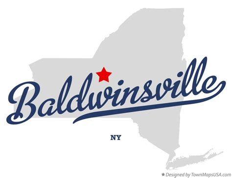 Map of Baldwinsville, NY, New York