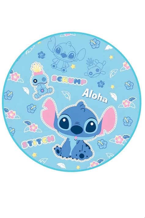 Painel Lilo Stitch Adesivos Bonitos Cartela De Adesivos Logotipo