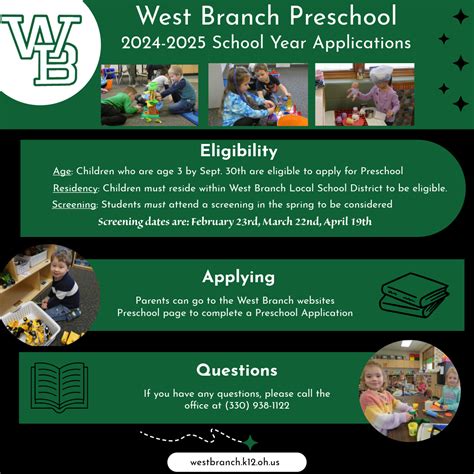 West Branch Preschool Now Taking Applications | Post Detail