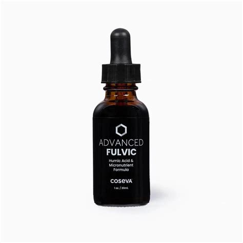 Advanced Fulvic Organic Fulvic Acid Humic Acid Heavy Metal Detox Coseva Remove Toxins Immune