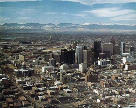 5 Denver Skyline C 1970 Denver History Colorado Boulder Colorado