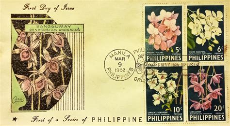 Philately Philippine First Day Covers Or Fdc Topical Stamp