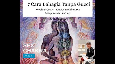 Webinar Gratis Part 4 Sex Chakra Pola Pikir And Sifat Anxiety Youtube