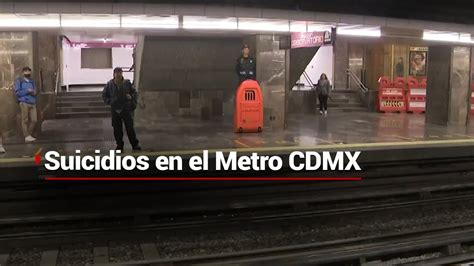 Suicidios En El Metro Van Casi Suicidios En El Metro De La Ciudad