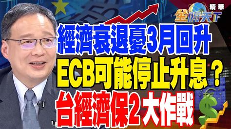 【精華】美銀：經濟衰退擔憂3月回升？ecb可能停止升息！？台灣經濟成長 保2 大作戰？4月事景氣谷底？ 邱達生 Tvbsmoney Youtube