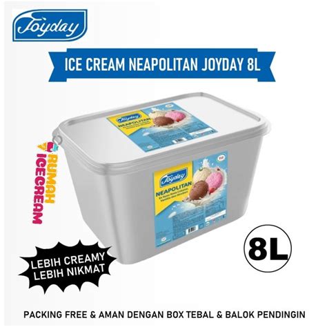 Jual Es Krim Joyday Neapolitan L Shopee Indonesia