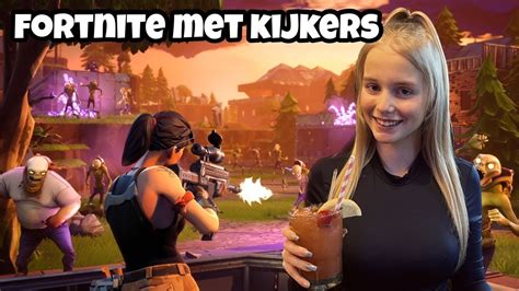 Fortnite Met Kijkers Livestream Nederlands Youtube