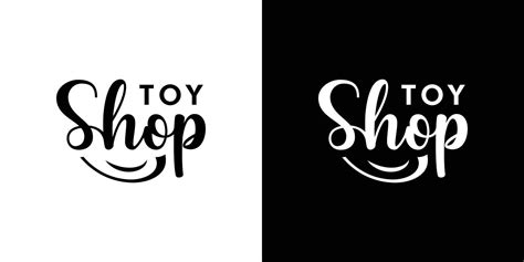 Abstract baby toy shop logo design, toy shop name, cute smile face ...