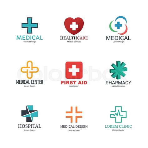 Medical Logo Design Stock Vector Colourbox