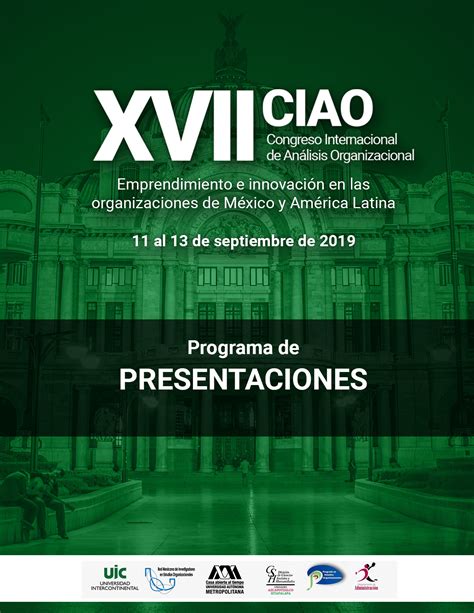 XVII CIAO XVII Congreso Internacional de Análisis Organizacional