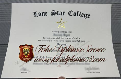 The steps to buy a 100% similar Lone Star College degree certificate.