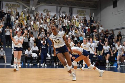 No 8 Seed Tech Sweeps The Citadel To Open Ncaa Tourney Georgia Tech