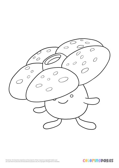 Pokémon Vileplume Coloring Page In 2024 Coloring Pages Pokemon Coloring Pages Pokemon Stencils