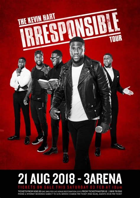 Kevin Hart Is Bringing His 'Irresponsible Tour' To The 3Arena!