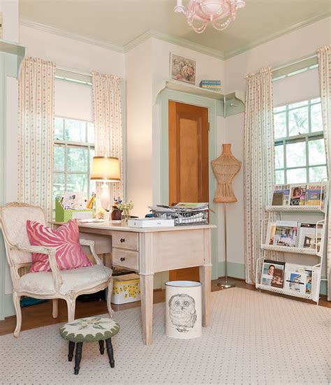 Beautiful Home Office Designs With Feminine Allure