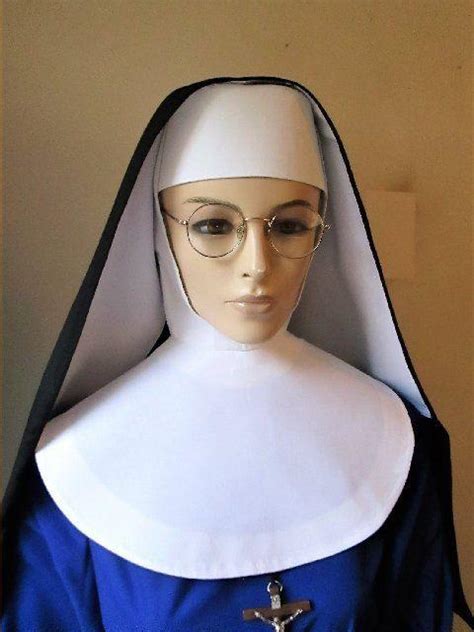 Nuns Veil Set With Crucifix And Rosary Nuns Veilnun Veilnuns Habitnun