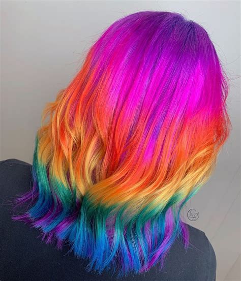 Letra Cabelo Arco Iris