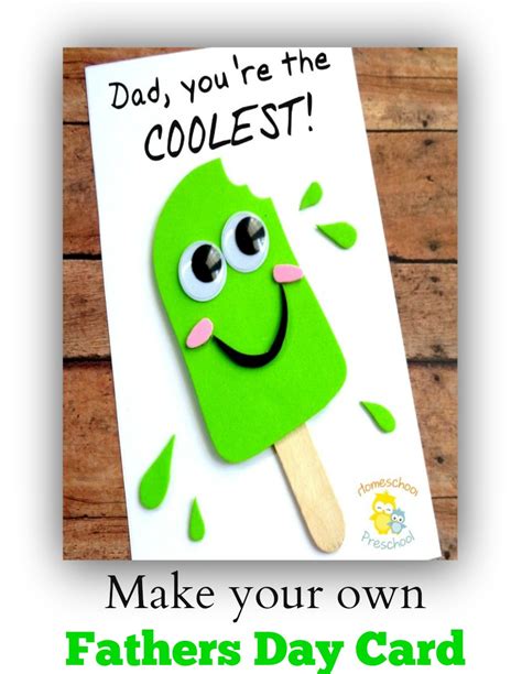 Creative Fathers Day Cards For Kids To Make Crafty Morning D81