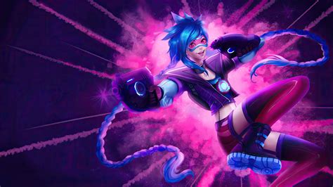 1600x900 Overwatch X Jinx From League Of Legends Wallpaper 1600x900