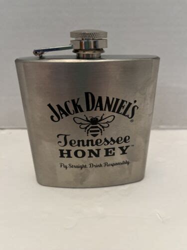 Stainless Steel Jack Daniel S Tennessee Honey Fly Staight Bee Drink Respon Flask Ebay