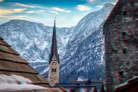 3D Church Scenic You Will Need A Pair Of Anaglyph Glasses To View It