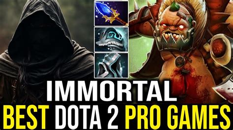 Immortal Carry Pudge Butcher Rage Dota 2 Pro Gameplay Learn Top Dota