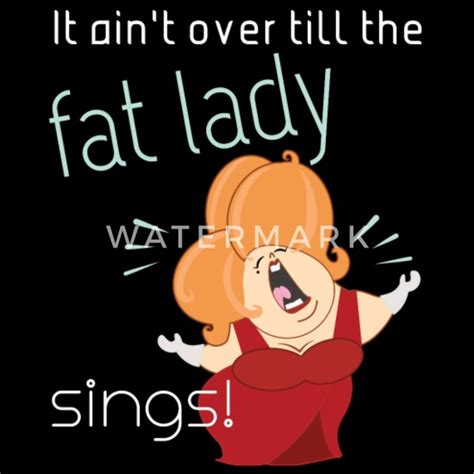 It Aint Over Till The Fat Lady Sings Opera Music Apron Spreadshirt