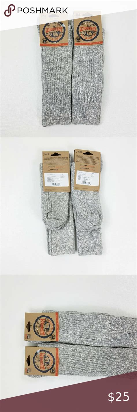 Wigwam Classic Crew Socks Wool Blend Winter New Crew Socks Wool Blend Socks